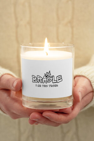 Glass jar soy wax candle - Bragle