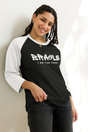 3/4 sleeve raglan shirt - Bragle